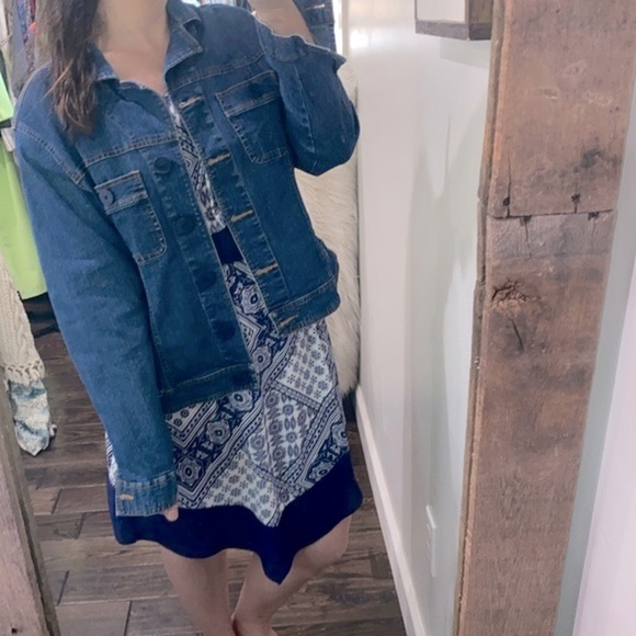 Bill Blass Vintage denim jacket size 1X - Picture 1 of 8